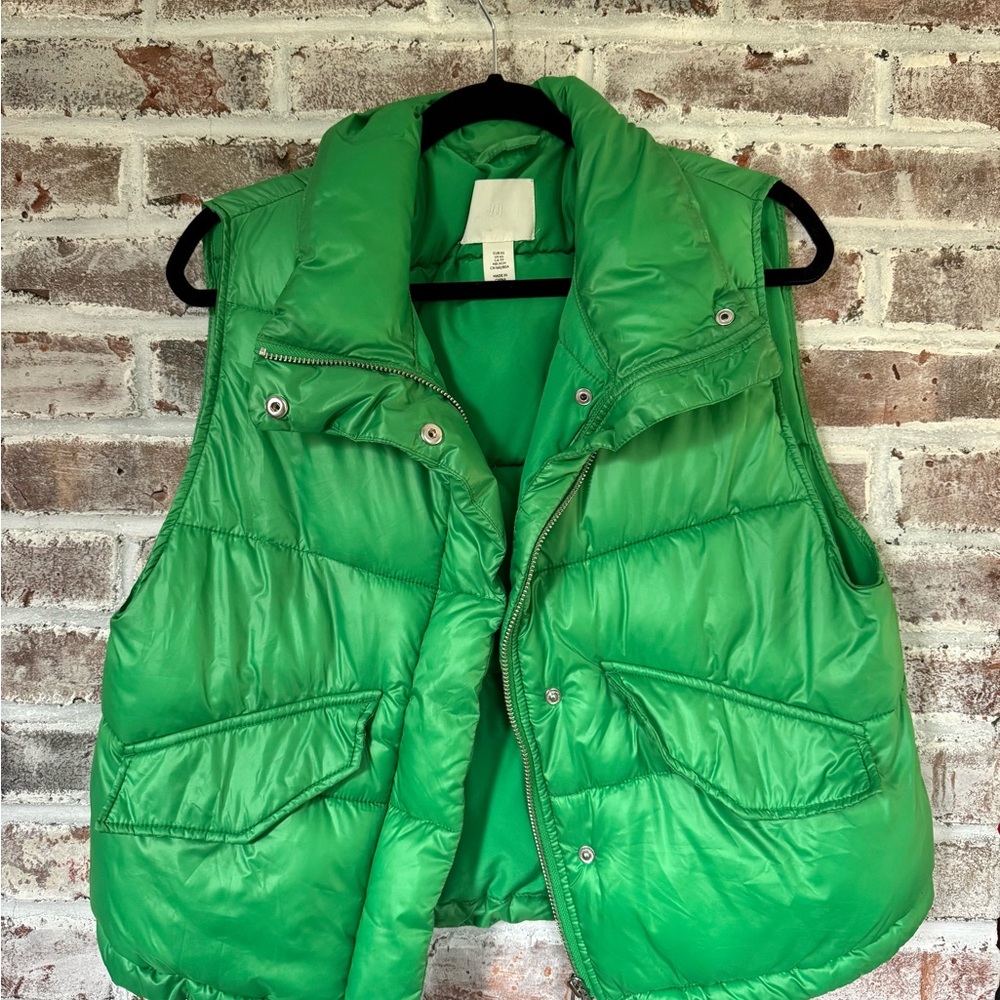 H&M Emerald Green Puffer Vest